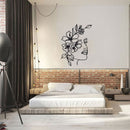 Wall decoration - Wall decoration - Garden decoration - Home accessories - 30*40.4 cm - Living room decoration - black - Line art - wall decoration - metal
