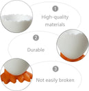Egg Cups - 9 pieces - Egg Holder - Egg Rack - PP - Egg Cups - Table/Kitchen Items - Egg Storage - White