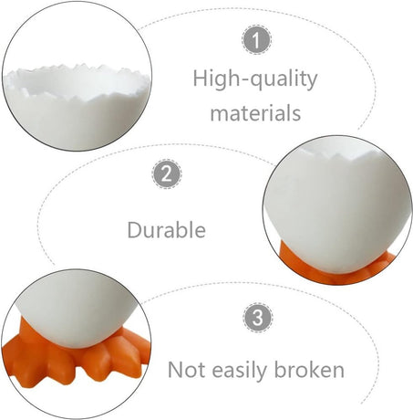 Egg Cups - 9 pieces - Egg Holder - Egg Rack - PP - Egg Cups - Table/Kitchen Items - Egg Storage - White