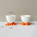Egg Cups - 9 pieces - Egg Holder - Egg Rack - PP - Egg Cups - Table/Kitchen Items - Egg Storage - White