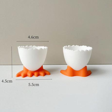 Egg Cups - 9 pieces - Egg Holder - Egg Rack - PP - Egg Cups - Table/Kitchen Items - Egg Storage - White