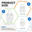 Self-adhesive hooks - Set of 45 - 3 sizes - 5 kg Load capacity - Adhesive hooks - Wall picture hangers - Picture hangers - Picture hanging hooks - For displaying decorative pictures and wall art - White