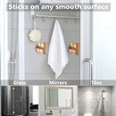 Self-adhesive Round Towel Hooks - 2 pieces - Hooks - 5×6.5×5.2 cm - Stainless Steel - Round Towel Hook - Rose Gold