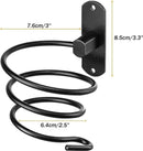Hairdryer holder - Hairdryer holder - Hairdryer holder - Black - Aluminum - Wall mount - Universal - 120*95*95mm