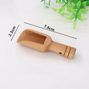 10 Pieces - Mini Wooden Spoons - Sustainable Kitchen Accessory - Wooden Scoops - Measuring Spoon - Spoons for Herbs and Tea - Spoons for Kitchen, Cooking, Herbs, Coffee, Tea, Sugar, Salt - 7.6*2.3cm - Wood