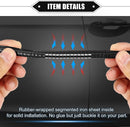 Car Bumper Door Strips Protectors - Bumper Strips for Car - Car Door Protectors - Bumper Strips - Protect your car door from scratches and bumps - black - 5M - rubber seal