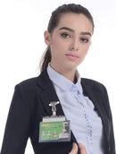 Magnetic glasses clip - 3 pieces - Silver - Glasses cord - ID card holder - Metal - Can be attached to clothing - Glasses holder - for glasses, ballpoint pen, badge and accessories - Clip Shirt - Breast pocket - Nurse Accessories