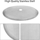 6 pieces - Coffee filter - Reusable - French Press replacement filters Mesh filters replacement - 10.2cm - silver - stainless steel