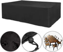 Garden furniture cover - waterproof - durable - 210D Oxford cloth - 240*140*90cm - black - outdoor - Protective cover for garden table and chair - Dustproof and waterproof