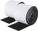 Self-adhesive hook and loop tape 5 meters - hook and loop tape - Black - Strong double-sided self-adhesive tapes - Black - 5m*10cm - Grip tape - Hook and loop tape