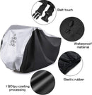 Protective cover - 3 bicycles - Saddle cover - Storage bag - 210D - All weather - 200*105*110 cm(L) - waterproof - dustproof - UV protection - Cover