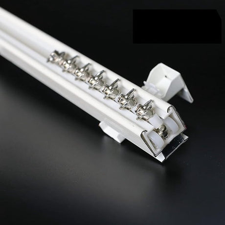 20 Pieces - Curtain Runners - Curtain Runners - Curtain Rollers - Curtain Rail Rollers - Gliders - Curtains - Curtain Gliders - White - Alloy - 3.45*1.5cm
