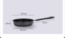 Frying pan - Ø 12cm - Skillet - iron - black - even conduction - Non-stick - Ergonomic handle - for various heat sources