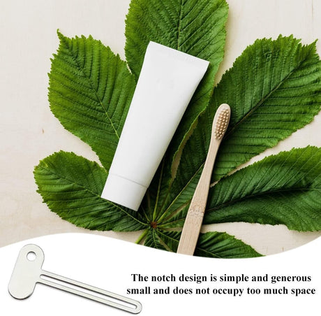 Toothpaste Squeezer - 4 pieces - Tube Squeezer - Stainless steel - silver - key-shaped - Environmentally friendly - Ergonomic design - Suitable for toothpaste, creams, gels