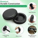 Rubber Grommet - Pack of 200 - Black - 7mm/9mm/12mm/16mm/20mm/22mm/25mm - Closed Rubber Grommet - For Wire, Electrical Installation, Cable Protection - Round Rubber Stopper