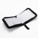 CD Case Storage Folder - DVD Case - Oxford Cloth - With Zipper - CD Bag - CD (Rom)/DVD Storage Case - CD/DVD Case Folder - CD/DVD Storage System - Suitable for 40 CDs or DVDs - 16*15.5*4.8cm - Red