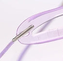 8 pieces - 8in1 Eyebrow stencil - eyebrow template - eyebrow stamp - make-up aid - purple - plastic - Practical