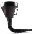 Car oil funnel - With flexible spout and filter - Ø 142 mm - 39 cm - Black - Plastic - Flexible hose - Filling up oil / petrol