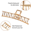 Hair Clips - 5 Pieces - Women - Hair Accessories - Hair Clip - Gold - Hairpins - Clips - Metal - Butterfly, Square and Curved - Hair Claw
