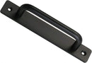 Sliding door handles - Black handle - Cabinet handles - Furniture handle - Handles - Robust - Door handle - Metal - including mounting bolts - for cabinet kitchen furniture bedroom