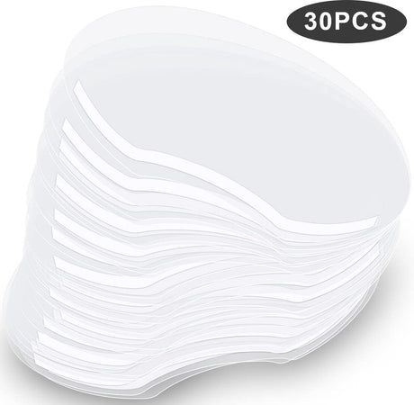 30 pieces - Face shield - Face shield - Splash shield - Face mask - safety mask - Face shield - Transparent - Hair No in eyes - For salon supplies, eyelash extensions