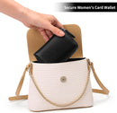 Wallet - RFID Credit Card Holder - Card Holder - Card Holder - 10 Cards with Zipper - Leather - Black - RFID Protection - Gift - 10*8.5*4cm