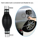 Siphon pump - Hand pump - Oil pump - Siphon pump - Fuel - One-way valve - For boat engine, camper, tractor, motorhome - Black - No hose