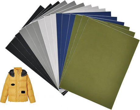 15 pieces - Clothing Repair Patches - Repair hole in clothing - Repair patch - Repair cloth - Patch Down Jackets - Umbrella repair - Self-adhesive patches - Clothing accessories - 20 x 15 cm