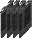 Cable organizer - 40 pieces - 200 x 2 mm - Black - Nylon - Velcro - Cable ties - Tie-wraps - Cable management - Cable ties Velcro - Cable holder - With plastic buckle - Adjustable