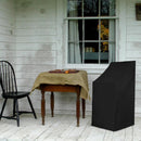 Garden Chair Cover - Waterproof Protective Cover for Garden Furniture - Protective Cover for Garden Chairs - Cover Suitable for Stackable Chairs - 89*89*120/89cm - Black - 210D Oxford Cloth - Waterproof - Durable - Garden Furniture Covers - Garden Furnitu