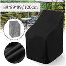 Garden Chair Cover - Waterproof Protective Cover for Garden Furniture - Protective Cover for Garden Chairs - Cover Suitable for Stackable Chairs - 89*89*120/89cm - Black - 210D Oxford Cloth - Waterproof - Durable - Garden Furniture Covers - Garden Furnitu