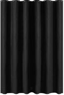 Shower Curtain Anti-Mold - Bath Curtain - PEVA - Including Rings - Waterproof - Rustproof - Suitable for Bathroom - 180X100cm - Black