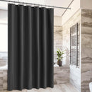 Shower Curtain Anti-Mold - Bath Curtain - PEVA - Including Rings - Waterproof - Rustproof - Suitable for Bathroom - 180X100cm - Black
