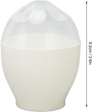 Egg Boiler - 2 Pieces - Microwave Egg Boiler - Egg Boiler - Portable Mini Fast Egg Boiling Cup - For Kitchen Breakfast - White