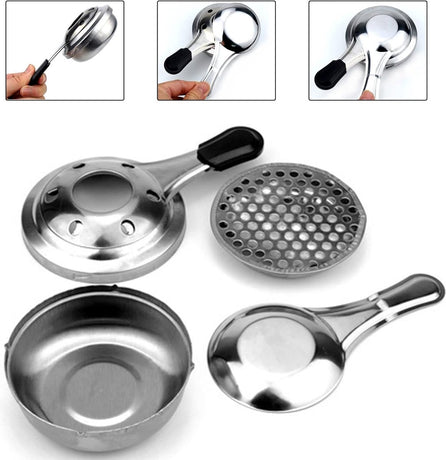 2pcs Portable Stainless Steel Alcohol Stove, Detachable Fondue Alcohol Burner, Gummy Alcohol Burner for Outdoor Camping, Environmentally Friendly