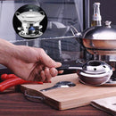 2pcs Portable Stainless Steel Alcohol Stove, Detachable Fondue Alcohol Burner, Gummy Alcohol Burner for Outdoor Camping, Environmentally Friendly