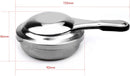 2pcs Portable Stainless Steel Alcohol Stove, Detachable Fondue Alcohol Burner, Gummy Alcohol Burner for Outdoor Camping, Environmentally Friendly