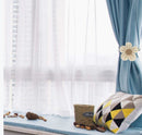 Curtain Holder - 2 Pieces - Curtain Tie Back - Curtain Tie Rope - Magnetic Curtain Cord - Beige - 40 cm