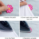 14 Pieces Iron-On Patches - Iron-On Embroidered Patches - Embellishment For Clothes - Clothing Patches - DIY Accessories - Cute Sewing Appliques - Sew On Embroidered Applique Sewing Patches - For Jackets, Hats, Backpacks, Jeans - 4*4cm