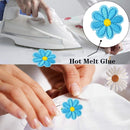 14 Pieces Iron-On Patches - Iron-On Embroidered Patches - Embellishment For Clothes - Clothing Patches - DIY Accessories - Cute Sewing Appliques - Sew On Embroidered Applique Sewing Patches - For Jackets, Hats, Backpacks, Jeans - 4*4cm