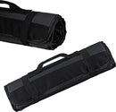 Knife Set Storage Bag - Professional Chef's Cutlery Bag - Chef's Knife Bag For up to 22 Knives - Black - Kitchen Set - Chef's Knife Roll - Chef's Knife Roll Bag - Travel Tool Roll Pouch Storage - 35.5*58 cm - Knives not included