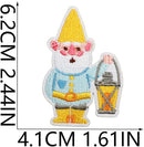 32 Pieces Iron-On Patches - Iron-On Embroidered Patches - Embellishment For Clothing - Clothes Patches - DIY Accessories - Cute Sewing Appliques - Sew On Embroidered Applique Sewing Patches - For Jackets, Hats, Backpacks, Jeans-A