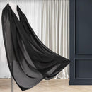 Shawl - Chiffon Scarf - Women's Scarf - Thin Wrap Scarf - Stole - Shawl - Black - 200*70cm - Shawls for Evening Dresses - Chiffon Stole - for Bride Wedding Shawl
