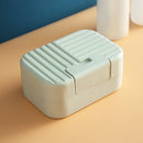 Soap Dish - Soap Holders - Soap Box - Portable Bar Soap Case - Soap Box Travel - Bathroom Accessories - PP - 11*7.5*5cm - green