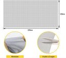 piece - Window screen 120 x 250 cm - Black - Mesh - Universal Window Screen - Custom-made screen mesh - Make your own screen - Anti-mosquito - Insect screen - Door screen