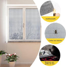 1 piece - Window screen 120 x 250 cm - White - Mesh - Universal Window Screen - Custom-made screen mesh - Make your own screen - Anti-mosquito - Insect screen - Door screen