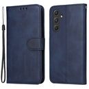 SKALO Samsung A55 5G Wallet Case Compatible with Samsung PU Leather Cover Blue