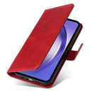 Samsung A55 5G PU Leather Wallet Case Compatible with Samsung, Red