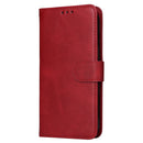 Samsung A55 5G PU Leather Wallet Case Compatible with Samsung, Red