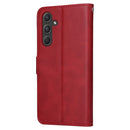Samsung A55 5G PU Leather Wallet Case Compatible with Samsung, Red